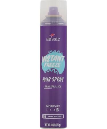 Aussie Instant Freeze Hair Spray for Curly Hair Straight Hair and Wavy Hair 10 oz - Buy Online on GoSupps.com