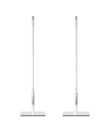 Squeegee For Window Cleaning with Spray and 3 Pads 2024 New Double Sided Spray Window Cleani Retractable Cleaner Spray Glass White 30cm+35cm