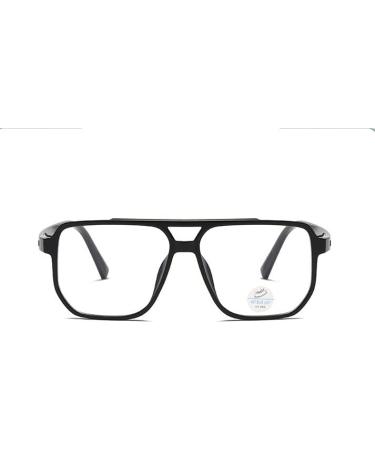 PARWANA Clear Vision Blue Light Blocking Reading Glasses - Oversized Computer Readers +100 Black - International Shipping Available - Buy Online on GoSupps.com