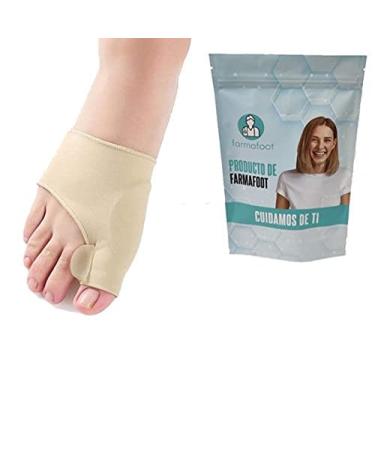 Farmafoot bunion corrector a pair for men and women separating the index finger to correct your correction