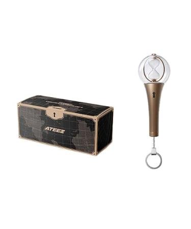 KPOPINTOUCH Ateez Official Fan Light Stick Version 2 Cheering Lightstick for K-Pop Idol Concert Lightup Lighting Party Supplies Mini Light Stick Keyring