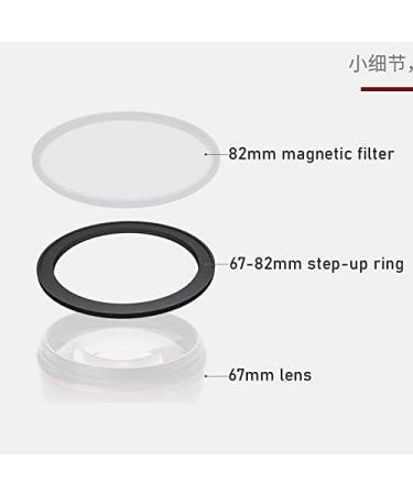 Kase Magnetic 67mm to 82mm Filter Step-Up Adapter Ring - Compatible with Wolverine Magnetic Filters - Buy Online on GoSupps.com