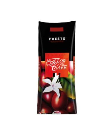 Flor del Caf Presto Caf en Grains M lange 80/20 Pack de 10 Sachets de 1 Kg Total 10 Kg