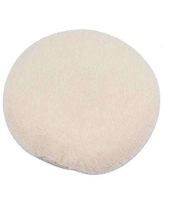 Soft Velor Powder Tackers for Makeup - 8 cm Round Sponges 3-Pack | Ideal for Loose Powder & Foundation | Beige Beauty Tool - Buy Online on GoSupps.com