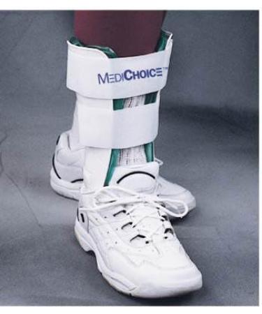 MediChoice Stirrup Ankle Brace Lightweight Trainer w/Gel And Air Bladder R or L Ankle 9 Inch 1314BRC3002 (Each of 1)