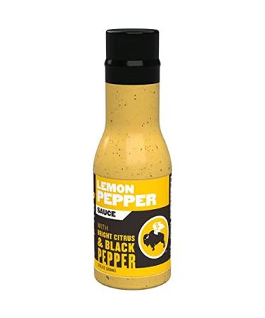 Al Amin Foods Lemon Pepper Sauce - 2 Bottles, 12 fl.oz each | Bright Citrus & Black Pepper | Buffalo Wild Wings - Buy Online on GoSupps.com