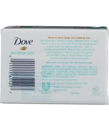 DOVE BAR SENSITIVE SKIN UNSCNT 2 X 3.75 OZ Unscented 106 g (Pack of 2) - Buy Online on GoSupps.com