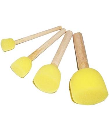60pcs Assorted Round Paint Foam Sponge Brush Set Painting Tools  Brush Set - Great for Kids Arts and Crafts  Stencils  Painting - Buy Online on GoSupps.com