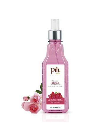 PILI Rose Water Facial Toner for Sensitive Skin. Refreshes Tones and moisturizes with The Softness of The Natural Extract of Roses and Glycerin. 8.4 oz