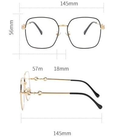 Blue Light Blocking Reading Glasses +1.00 | Anti Eye Strain Oversized Square Eyeglasses - Rose Golden - Buy Online on GoSupps.com