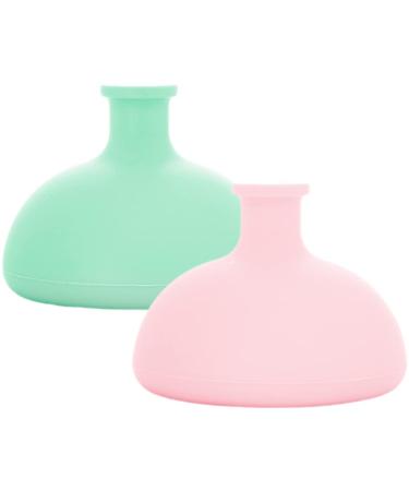 Healeved Bobby Remover Remover Soft Mom Palm Cup for Pressure Drum Massage Silicone Toddler Digest Helper Infant Sputum Remover for Expectoration Problem 2Pcs Burping Phlegm Remover