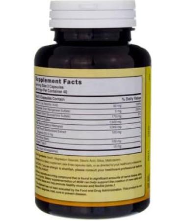 Nature's Blend Glucosamine/MSM Complex Capsules - 120 ct Pack of 6 - Buy Online on GoSupps.com