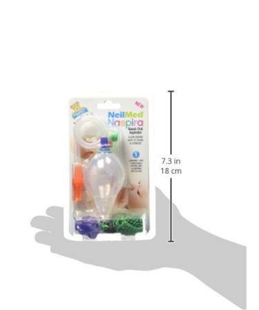 NeilMed Naspira Oral Suction Aspirator NOA-0R-48-ENU-US - 0.25 lb | Gentle Suction for Babies | Trusted Brand - Buy Online on GoSupps.com
