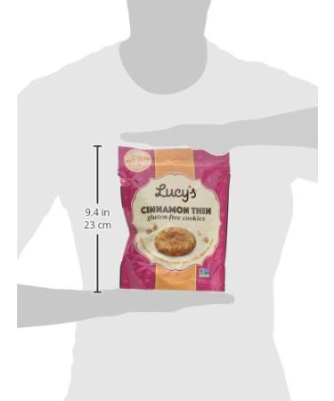 Lucyâ€™s Cinnamon Thins - 5.5oz Boxes (Pack of 8) | Deliciously Crisp Snacks - Buy Online on GoSupps.com
