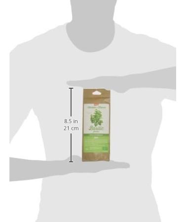 L'herbier de France Organic Basil Leaves Kraft Bag 35 g - Buy Online on GoSupps.com