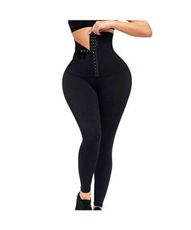 HYWJSZ Women's Yoga Pants High Waist Tummy Control Stretchy Athletics Pants, Slimming Body Shaping Fitness Leggings Black Small