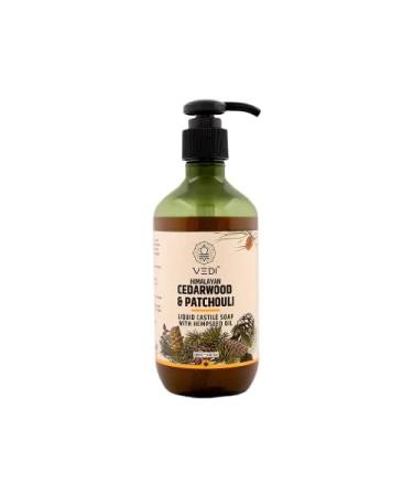 Ve di Himalayan Cedarwood & Patchouli Liquid Castile Soap | Hemp Based | 100% Natural | 100% Vegan | SLS & Paraben Free (280Ml)