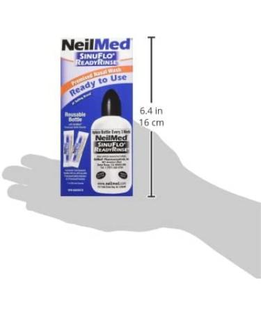 NeilMed SinuFlo Ready Rinse 8 fl oz - Pack of 1 | Nasal Rinse Solution - Buy Online on GoSupps.com