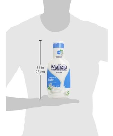 Malizia Bath Foam (Bagno Schiuma) Latte | Luxurious Foam for Relaxing Baths - Shop Internationally - Buy Online on GoSupps.com