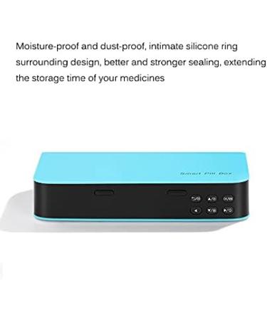 Automatic Pill Dispenser Zeerkeer Electronic Pill Timer-Reminder-Dispenser 5 Times a Day Electronic Timing Portable Daily Drug Storage Box Drug Organizer Case with Reminder Blue-2 - Buy Online on GoSupps.com