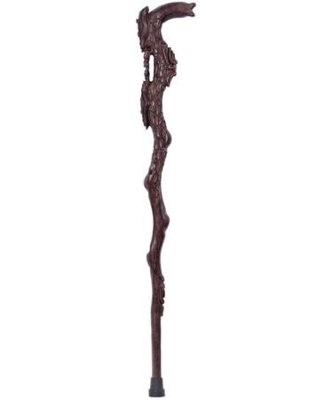 Crutch Mahogany Cane Solid Wood Walking Stick Ebony Whole Material Ganoderma Lucidum Suitable for The Elderly Gift 90 Cm crutch-11.19 WoodenCanes for Men and Women It's so Kind of You Safehappy