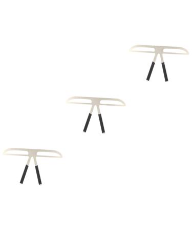 FOMIYES 3pcs T Tool Eyebrow Template Stencils Eyebrow Ruler Eyebrow Drawing Tool Eyebrow Card Eyebrow Shape mediumx3pcs As Shownx3pcs