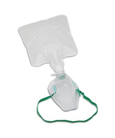 Adult Non-Rebreathing Oxygen Mask - With Tubing and Bag - D1085