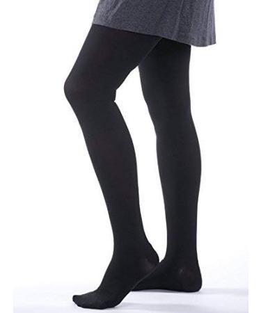 Allegro 20-30 mmHg Thigh High Compression Hose - Comfortable Microfiber Support Garments in Black X-Large - Buy Online on GoSupps.com