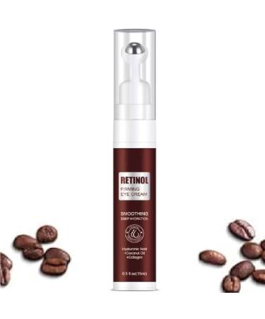 Coffee Eye Serum Under Eye Cream for Dark Circles Eye Care Eye Roller Serum Moisturizing Eye Cream Under Eye Roller Cream for Women Reduce Wrinkles Fine Lines with Caffeine Oily Skin Care