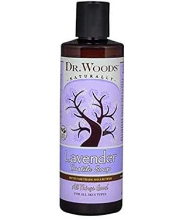 Dr. Woods Lavender Castile Soap with Fair Trade Shea Butter 8 fl oz (236 ml)