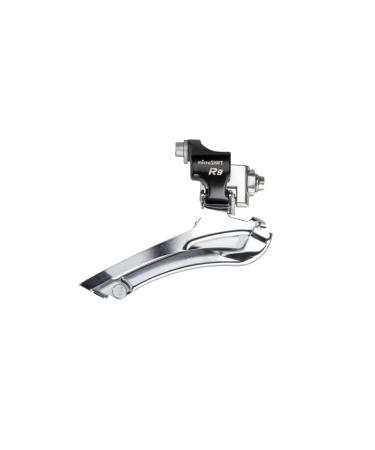microSHIFT | R8 Front Derailleur | 7/8-Speed Double | 52T Max | 31.8/34.9 BandClamp | Shimano Compatible