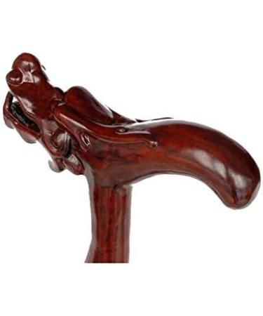 Wooden Walking Sticks Old man's cane Elderly crutches Wood carving faucet Faucet wooden pole Elderly walker T-shaped walking stick One-legged walking stick Lightweight walking stick Elderly supplies M - Buy Online on GoSupps.com