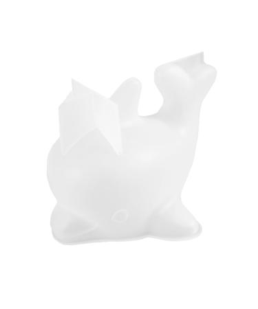 STOBOK 1pc Dolphin Mold 3D Animal Silicone Molds Dolphin Ornament Hand Mold Animal Cake Baking Moulds Ice Cream Mold Decor Epoxy Dolphin Shape Mold Clay White Silica Gel Desktop