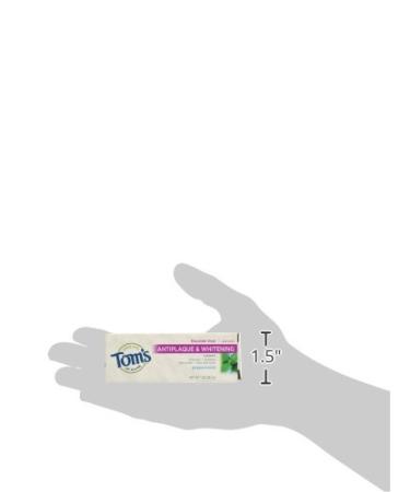 Tom's of Maine Fluoride-Free Antiplaque & Whitening Toothpaste - Peppermint 1oz - Buy Online on GoSupps.com