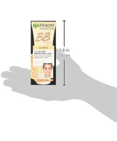 Garnier BB Cream Original Medium Tinted Moisturiser SPF 15 - 50ml Pack - Glow-Boosting Formula with Vitamin C & Grapefruit - Buy Online on GoSupps.com