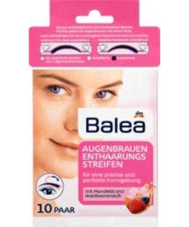 Balea Lot de 10 bandes d pilatoires pour sourcils