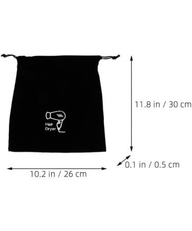 Buy Healeved 2pcs Hair Dryer Travel Bag | Drawstring Hair Tool Carrier - Perfect for Hair Styling On-the-Go - Buy Online on GoSupps.com
