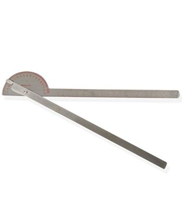 Gima Goniometer with Long Arms - Stainless Steel Joint Measurement Tool (35 cm 14 in 360 180 ) - Accurate & Durable for All Joints - Buy Online on GoSupps.com