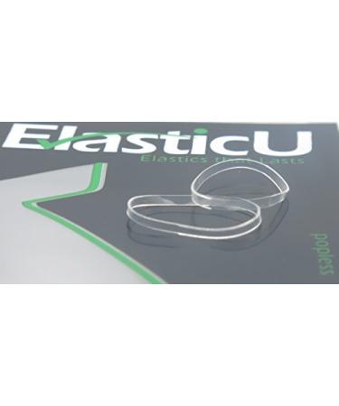 40mm x 2mm Strong Clear Reusable Hair Elastics by ElasticU - Buy Online on GoSupps.com