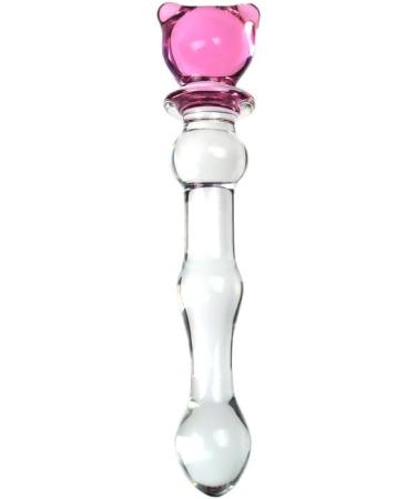 Women's Transparent Little Bear Glass Portable Tool Pink SKINSOUL - Buy Online on GoSupps.com