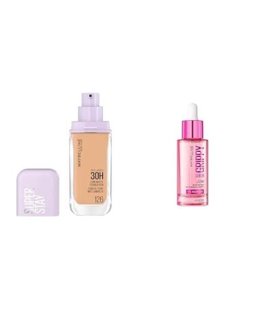 Maybelline Maybelline New York - Superstay Lumi Matte 126 - Foundation - 35 ml set with Maybelline New York Grippy Serum Primer - 30 ml