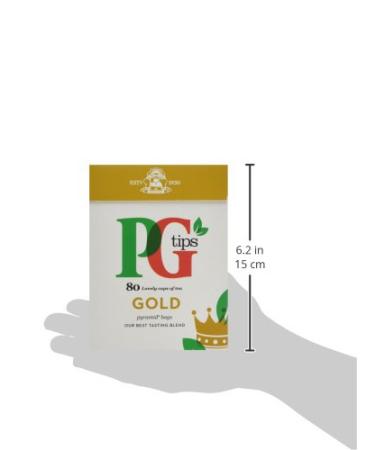 PG Tips Gold: Best Tasting Blend - 80 Tea Bags | Buy Online - Buy Online on GoSupps.com