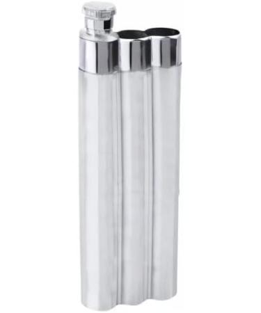 Cigar Case Hip Flask Round Egde Design Cigar Rubber Cigar for Alcohol Lovers - Buy Online on GoSupps.com