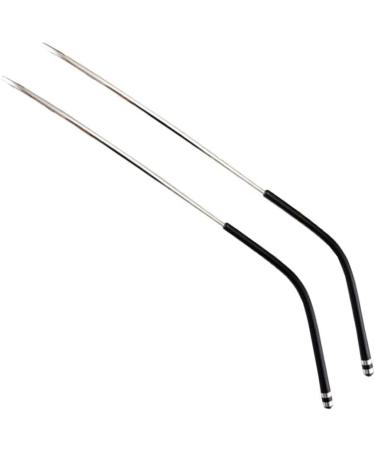 DeeboW Glasses Replacement Temples Yewear Leg 1 Pair Silver Eyeglass Replacement Temple Reading Glasses Thin Metal Frame Arms