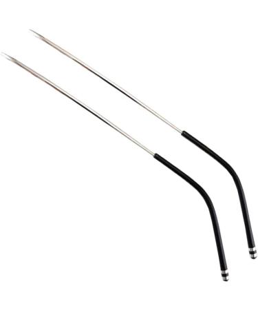 WEKIVA Eyeglass Replacement Temples Eyeglass Temples Eyeglass Arms 1 Pair Silver Eyeglass Replacement Temples Reading Glasses Thin Metal Frame Arms
