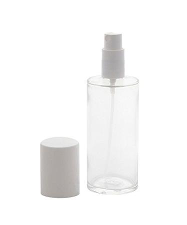 Clear glass bottle with atomizer and cap empty Kosmetex bottle glass bottle 100ml 1 piece