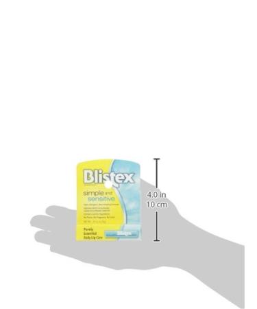 Blistex Moisturizers Simple and Sensitive Unflavored 0.15 Oz (Pack of 24) - Buy Online on GoSupps.com