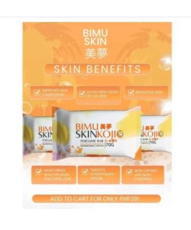 BIMUSkin Kojic Soap - Brightening & Anti-Aging Skin Care for All Skin Types - Global Shipping Available - Buy Online on GoSupps.com