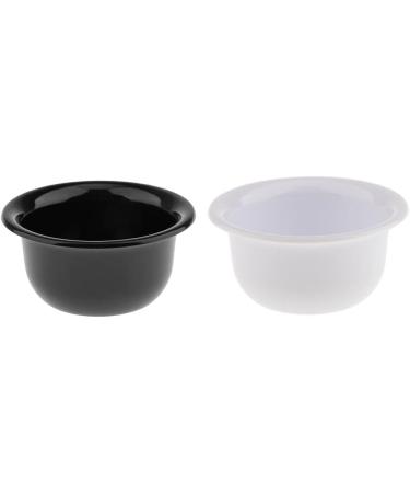 Premium Black Shaving Soap Bowl - Plastic Cup for Effortless Shaving | International Shipping Available - Buy Online on GoSupps.com