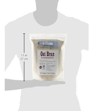 Gluten Free Oat Bran - 3lb Bag | High Quality, Certified Gluten Free - Buy Online on GoSupps.com